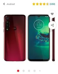 (1x CC Extra ) Smartphone Motorola moto G8 Plus cereja 4gb RAM + 64gb R$1099