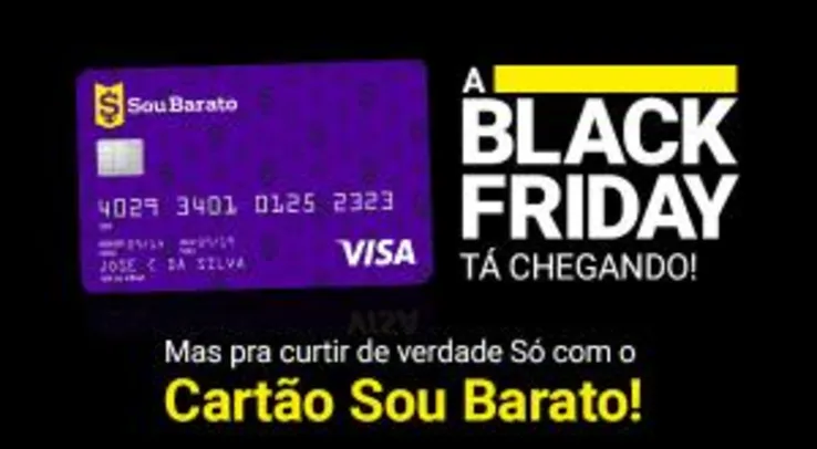 Cartão Soubarato com 50 reais de Desconto e anuidade gratis