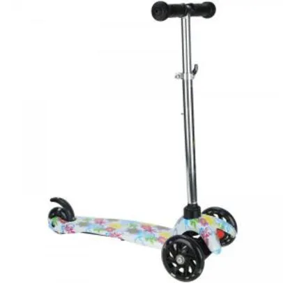 Patinete 3 Rodas Spin Roller com Luzes de Led - Infantil R$204