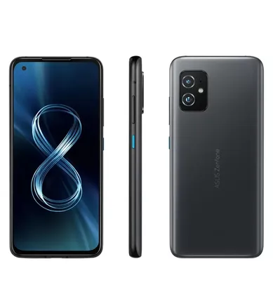 [C. ouro] Smartphone Asus Zenfone 8 128GB Black 5G - 8GB RAM Tela 5,92” Câm. Dupla + Selfie 12MP 