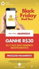 R$15 OFF nos dois primeiros abastecimentos pelo Shell Box