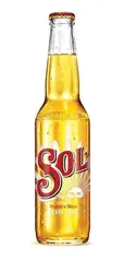 Pack Cerveja Mexicana Sol Garrafa 330ml Com 6 Unidades