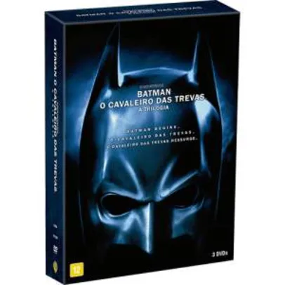 Batman, O Cavaleiro das Trevas - A Trilogia (3 discos DVD) por R$ 19,90