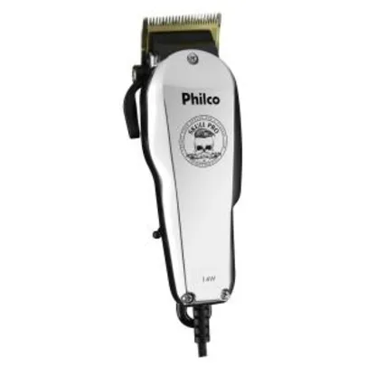 Cortador de Cabelos Philco PCR05S com Lâminas em Aço com Titânio - Prata - R$68