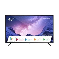 [AME R$1008] Smart TV DLED 43'' Full HD Multi Android 11 Wi-Fi TL046