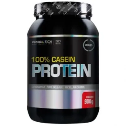 Saindo por R$ 89: 100 % Casein Protein morango 900g - Probiotica por R$ 89 | Pelando