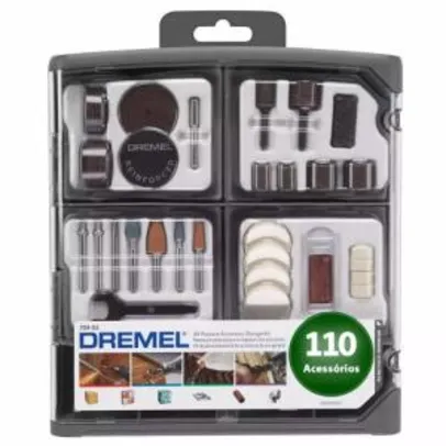 Kit para Mini Retifica DREMEL 110 peças Uso Geral