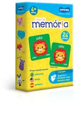 Jogo de Memória - Português, Inglês e Espanhol R$25
