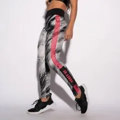 Legging Estampada Mármore - Cinza | R$ 42