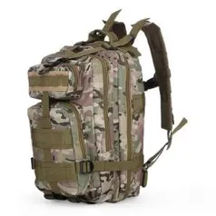 Mochila Militar 30l Esporte Bolso Para Camping Viajar Caminhadas Trekking R$111