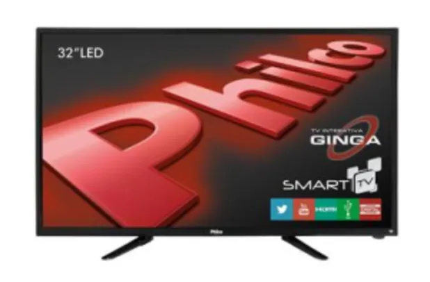 Smart TV LED 32" Philco - R$999