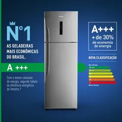 Geladeira/Refrigerador Panasonic 387 Litros A+++ NR-BT41PD1X -  Aço Escovado, 110V ou 220V