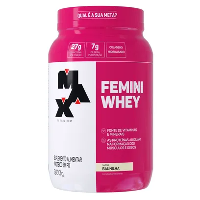 Foto do produto Max Titanium Femini Whey 900g Baunilha