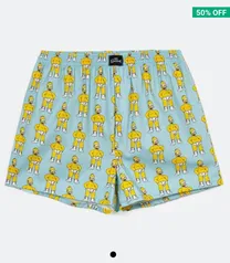 Cueca Samba Canção Tricoline Estampado Simpsons Homer Simpsons | R$18