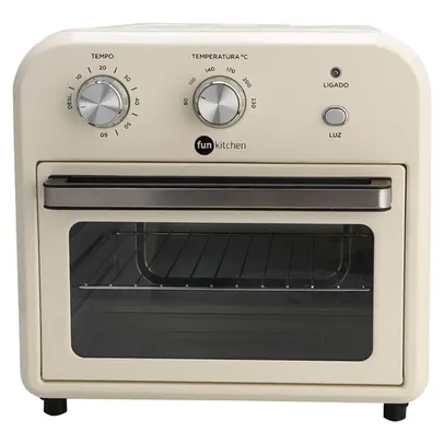 (AME 350 / SC 245) Forno e Fritadeira sem Óleo Fun Kitchen 10L Creme