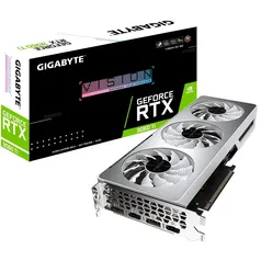 Placa de Vídeo RTX 3060 Ti Vision OC Gigabyte NVIDIA GeForce, 8GB GDDR6