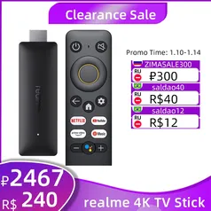 Realme 4K Smart Google TV Stick 2GB 8GB