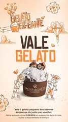 Ganhe um Gelato da Bacio di Latte