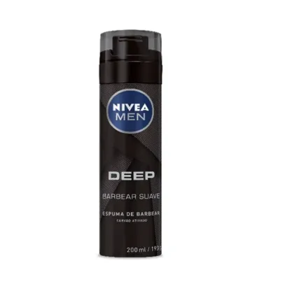 Espuma de Barbear Nivea Men Deep 200ml