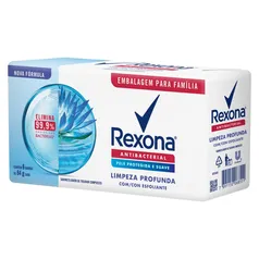 Pack com 6 sabonete em barra Rexona limpeza profunda 84g