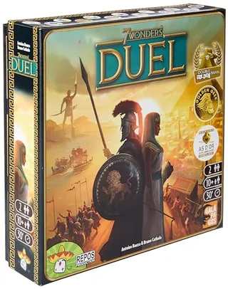 Galápagos, 7 Wonders Duel, Jogo de Tabuleiro de Estratégia, 2 jogadores, 30 min