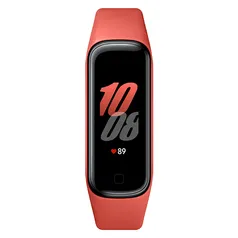 Galaxy Fit2 Samsung com Bluetooth, Sensor de Frequência Cardíaca e Resistência à água - Vermelho