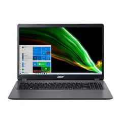 [App] Notebook Acer Aspire 3 A315-56-356Y Intel Core i3-1005G1 4GB 256GB SSD W10 15.6" - Cinza