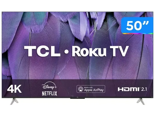 Smart TV 50” 4K LED TCL RP630 60Hz Wi-Fi 