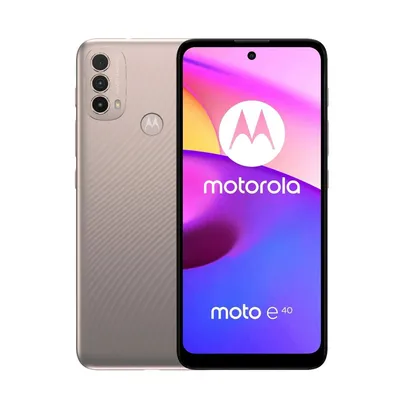 Foto do produto Smartphone Motorola Moto E40 64gb 4GB Ram Rosê