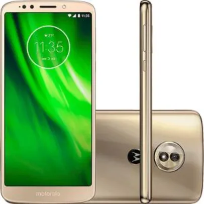 [AME: R$595] Smartphone Motorola Moto G6 Play 32GB Ouro 4G - 3GB RAM