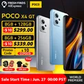 Poco X4 GT 5G Smartphone 128GB Dimensão 8100 144hz 