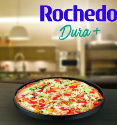 Assadeira Pizza Rochedo 35 Dura+ Revestida