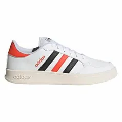 Tênis Adidas Breaknet Masculino - Branco+Vermelho | R$127