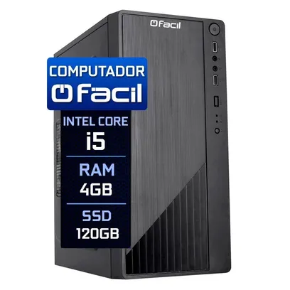 Foto do produto Computador Fácil Intel Core I5 4GB Ssd 120GB