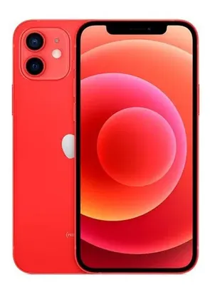 [APP] iPhone 12 Vermelho, Com Tela De 6,1 , 5g, 64 Gb | R$4692