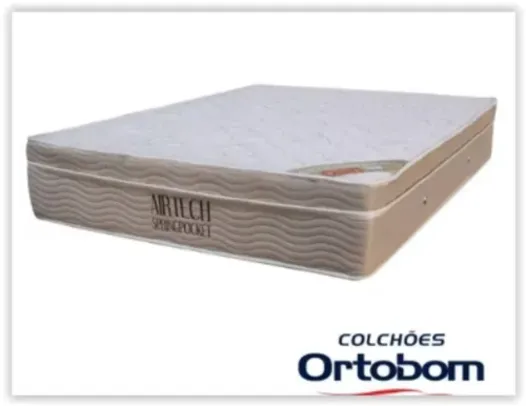 Colchão Casal Airtech Springpocket 138X188X30 Ortobom