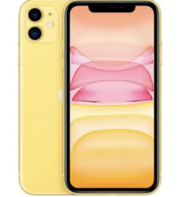 iPhone 11 128GB Amarelo | 1x + AME | R$4.139