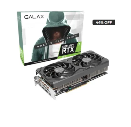 Placa de Vídeo Galax GeForce RTX 3070 1-Click OC LHR 8GB 256Bit GDDR6 37NSL6MD2KCH