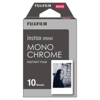 [Prime] Filme Instax Mini Monochrome com 10 Fotos, Fujifilm R$ 34