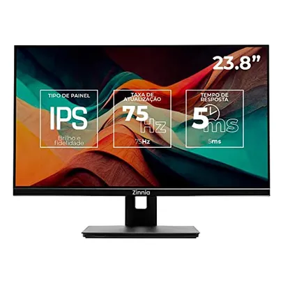 Monitor Zinnia Zeugo, 23.8 Pol. Ips, Fhd, 5ms, 75hz, Freesync, Hdmi/vga