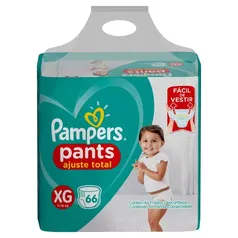 [regional]Fralda Calça Pampers XG Pants Ajuste Total Hiper - 66 Unidades