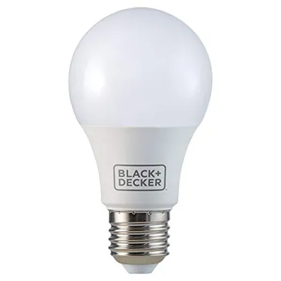 Lampada LED Bulbo Black+Decker, Branca, 9W, Bivolt, Base E27