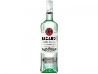 Rum Bacardi Carta Blanca Branco 980ml | R$25