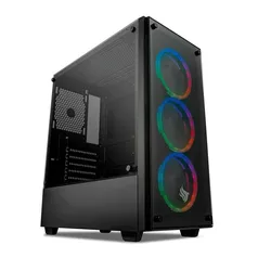 Gabinete Gamer Pichau Kazan RGB Lateral/Frontal de Vidro, PGKZ-01 RGB