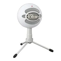 Microfone Condensador USB Blue Snowball iCE - Branco - R$360