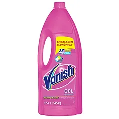 [Prime + Recorrência - 10 UNID] Tira Manchas em Gel Vanish Multiuso 1,5L para roupas coloridas | R$12