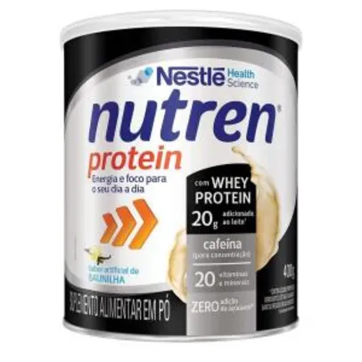 02 UN. Suplemento Alimentar Nutren Protein Baunilha 400g