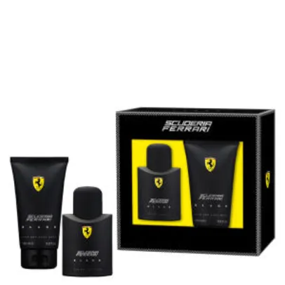 Kit Ferrari Black (Perfume + Gel de Banho) - R$164