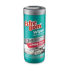 Compre 10 recorrente Pano de Limpeza Umedecido Tubo Limpa Inox Esfrebom,