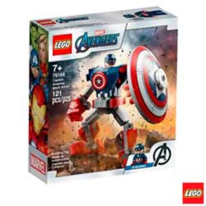 LEGO® Super Heroes - Armadura Robô do Capitão América - 76168 | R$ 69